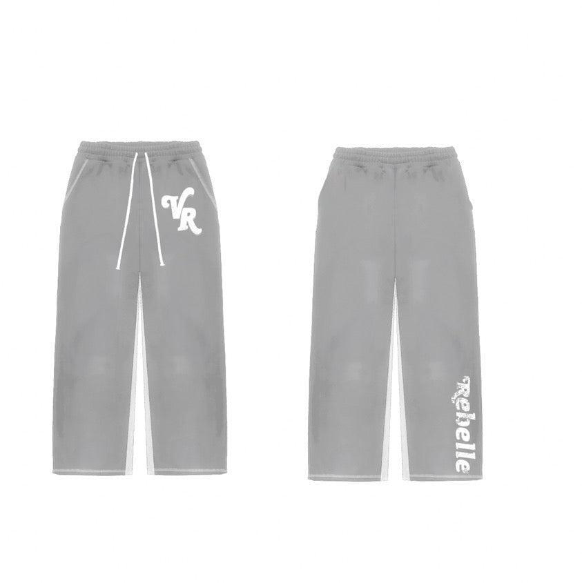 Ville Rebelle Standard  Male Grey Flared Pants - (Please Read Information Below)